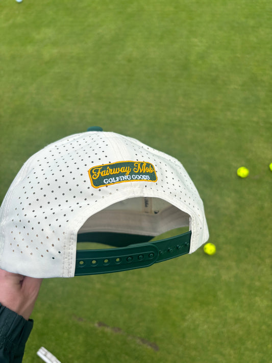 002 Trucker Cap - Off White / Green