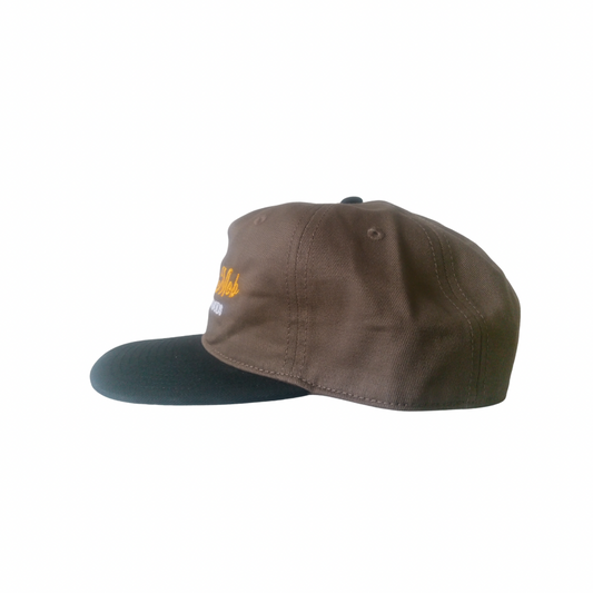 ‘Trevie’ Golf Cap - Walnut / Black