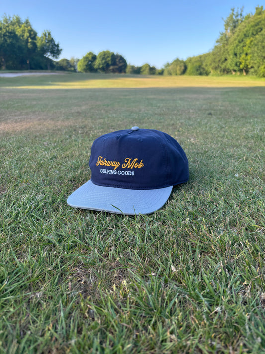 ‘Trevie’ Golf Cap - Navy / Grey