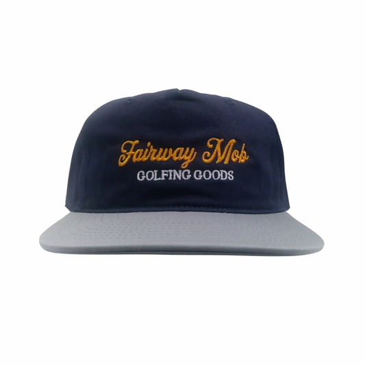 ‘Trevie’ Golf Cap - Navy / Grey