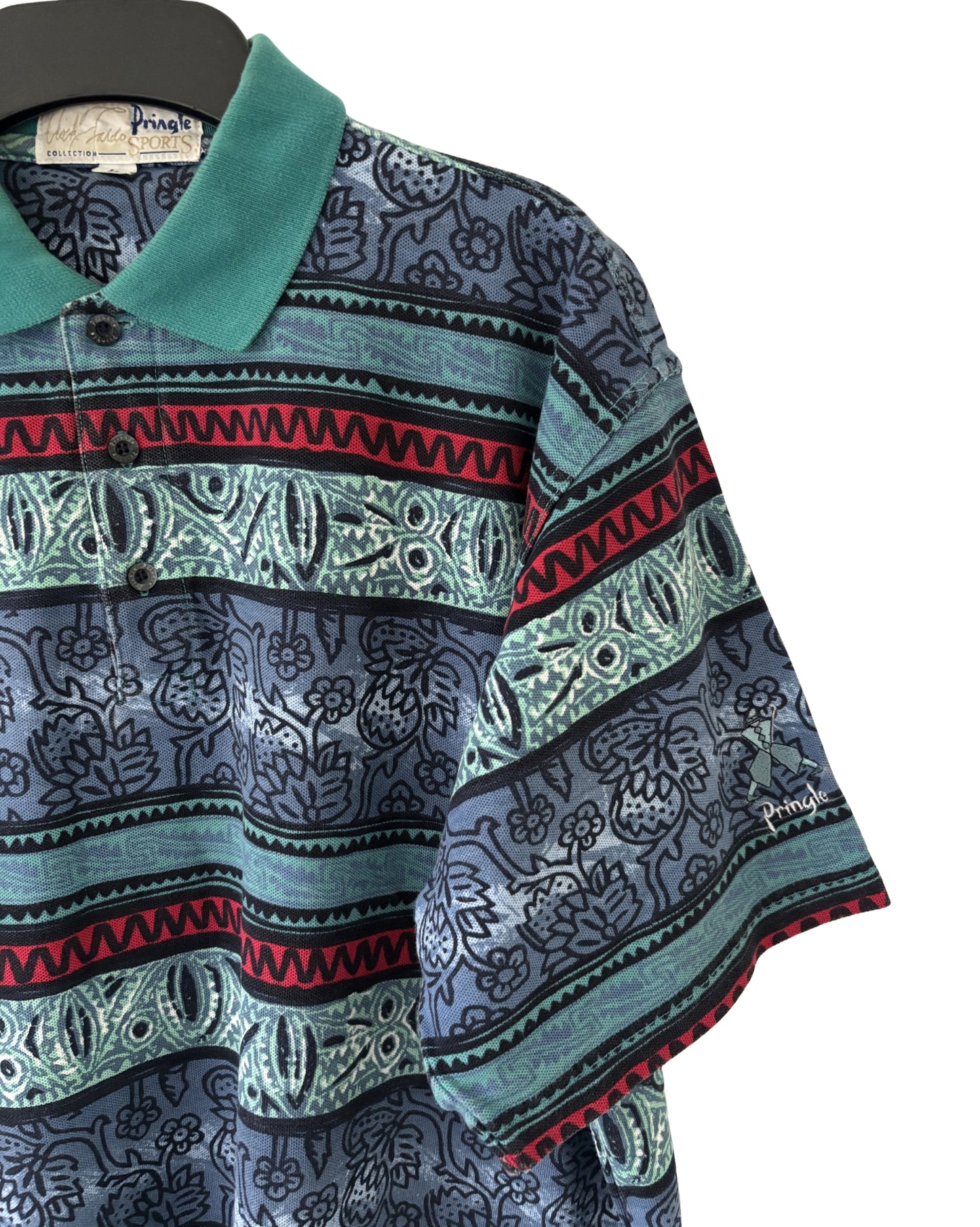 Vintage Faldo Pringle Collection Polo (L)